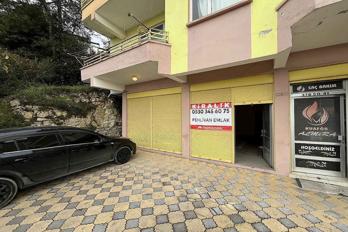 Alaplı Yeni Siteler Ana Yola Cephe Kiralık Dükkan